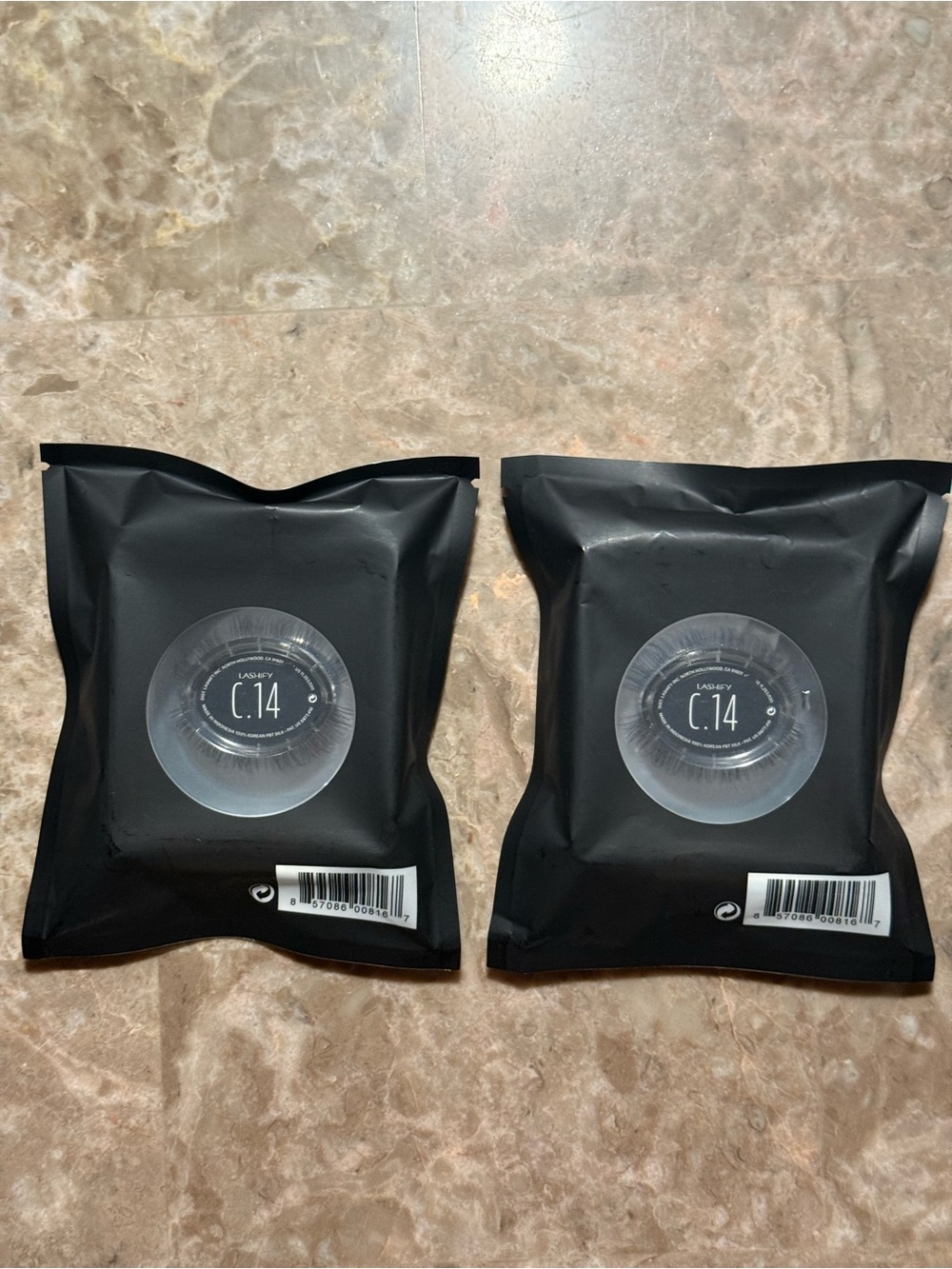 LASHIFY C.14 False Lashes - Black Pack of 2